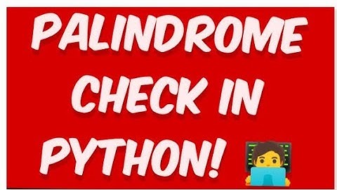 Is Your String a Palindrome? Check in Python! #CodeWithMe