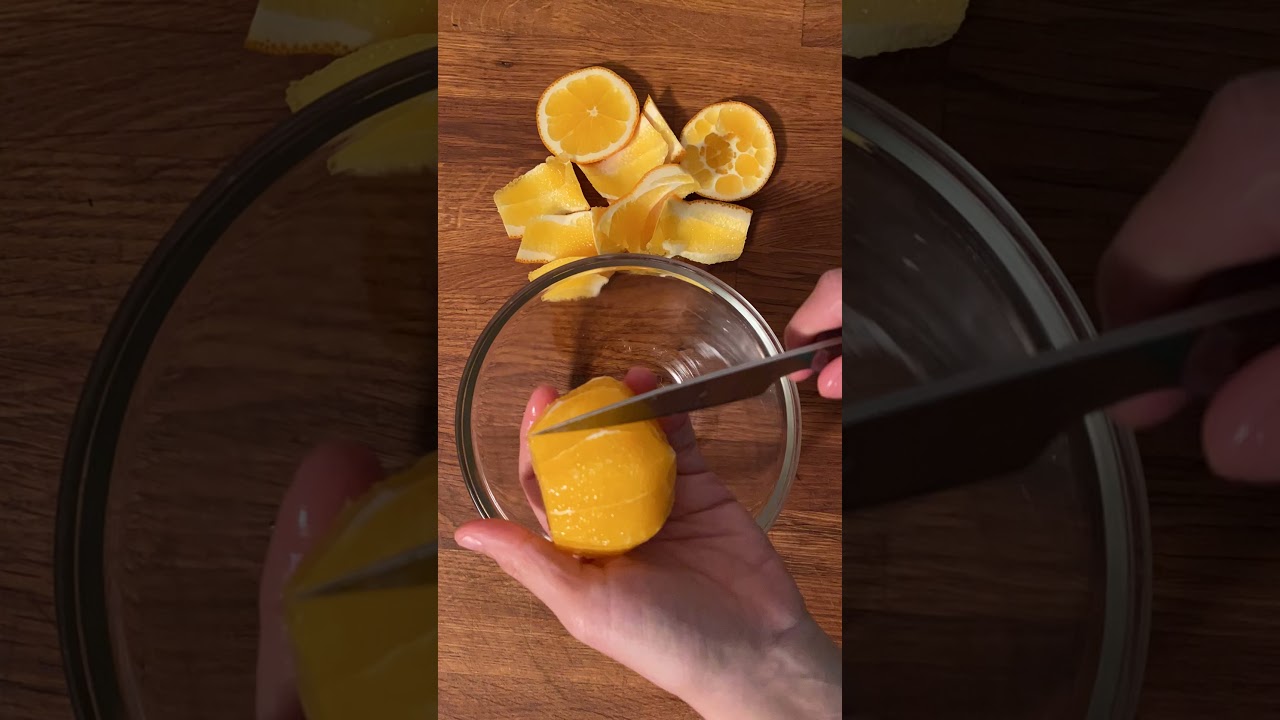 How to Supreme an Orange #Shorts | Munchies