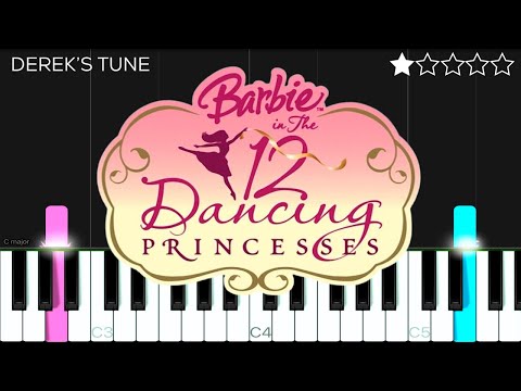 Barbie In The 12 Dancing Princesses Derek S Tune EASY Piano Tutorial