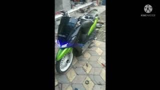 Modifikasi Yamaha mio smile ala NMax