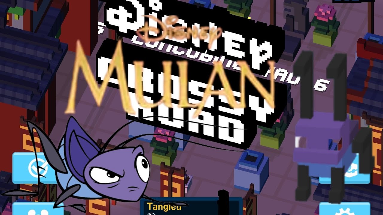 Disney Crossy Road - playing as Cri-Kee