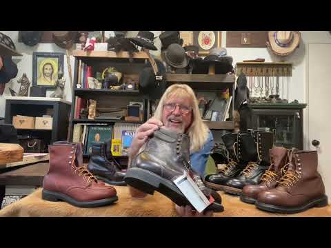 Made in USA Red Wing steel toe work boots