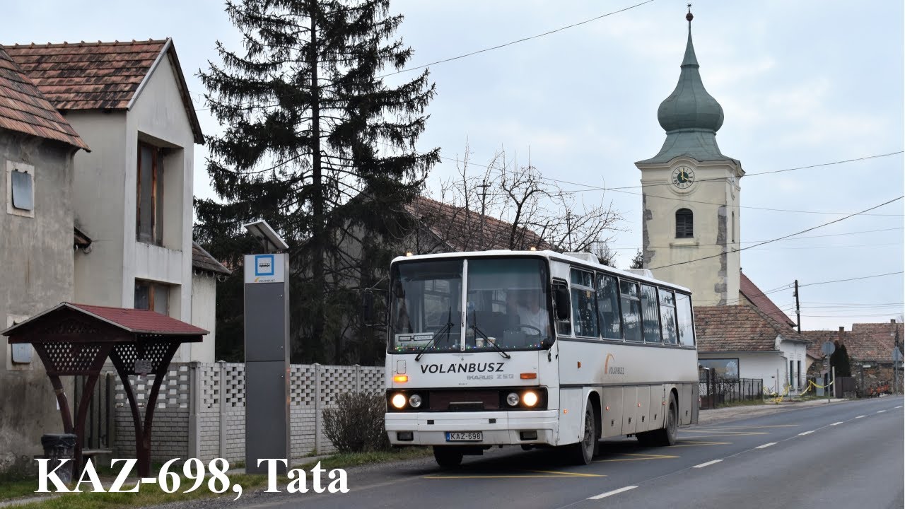 Magyarország utolsó közforgalmú Ikarus 250-ese - KAZ-698, Tata