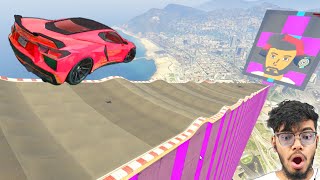 1000.000% People QUIT This HARD Mega Ramp Challenge in GTA 5!