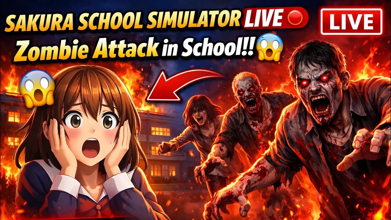 Sakura long videos is live!🔴 Sakura school simulator 🔴