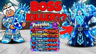 HOW GOOD IS SHINY POSEIDON??? INSANE BOSS KILLER?? (THE HOUSE TD 2)
