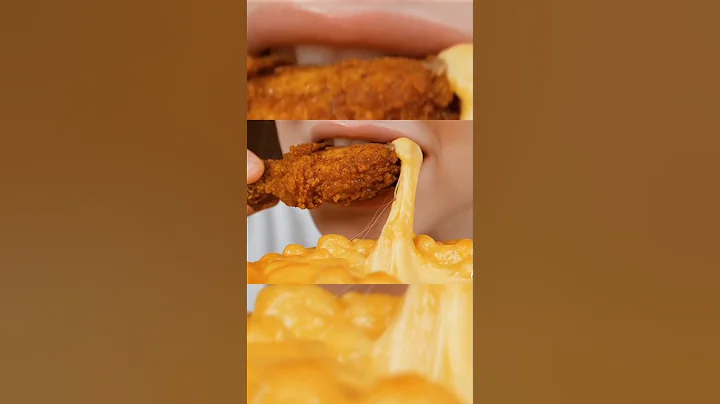 Mukbang Cheese with chicken #sharpoddity #asmr #ai  #oddlysatisfying