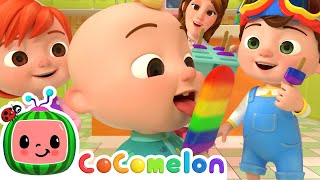 The Popsicles Colors Song! | @Cocomelon - Nursery Rhymes | Cocomelon Learning Videos For Toddlers