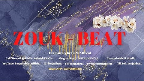 ZOUK Beat Instrumental By Benja Beats 2022