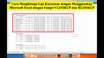 Cara Menghitung Gaji Karyawan dengan Menggunakan Microsoft Excel dengan Fungsi VLOOKUP dan HLOOKUP