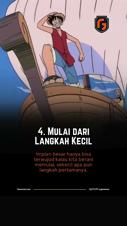 6 Pelajaran yang Bisa Diambil dari One Piece #Shorts