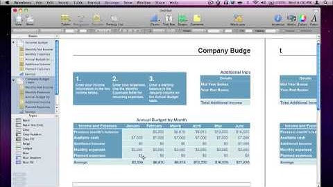 Numbers 09 - Spreadsheets: Advanced Sheets