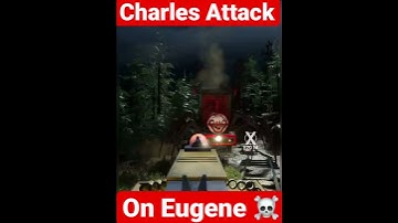Choo Choo Charles 🚂 👹 Attacks on Eugene ☠️ #youtubeshorts #23tgames