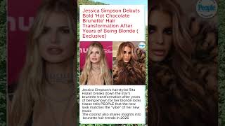 "Jessica Simpson's Stunning 'Hot Chocolate Brunette' Hair Transformation!"