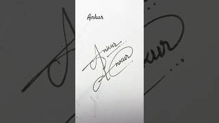 Ankur Signature Design Honey Effect Sign Calligraphy 