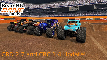 BeamNG CRD and CRC Monster Truck Mod Updates!