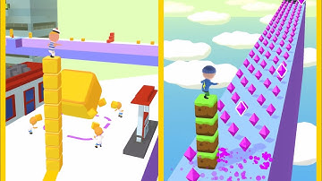 Cube Surfer : All Levels Gameplay - New Update Android, iOS