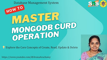 MongoDB CRUD Operation—Read and Update | Database Management Systems | SNS Institutions