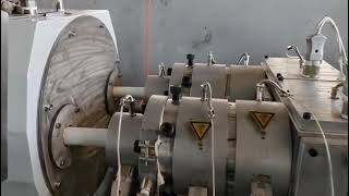 Pvc Pipe One Extruder Out Two Pipes
