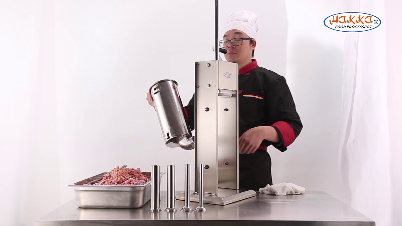 Hakka Sausage Stuffer Filler 5L 11LB Vertical Meat Maker 2 Speed