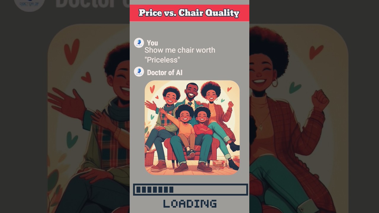 $1 to priceless chair looks like 💺 