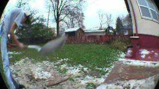First snow snowskate