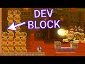 The creator put the dev block in the worst place  clearing 69420 expert levels  s5 ep61