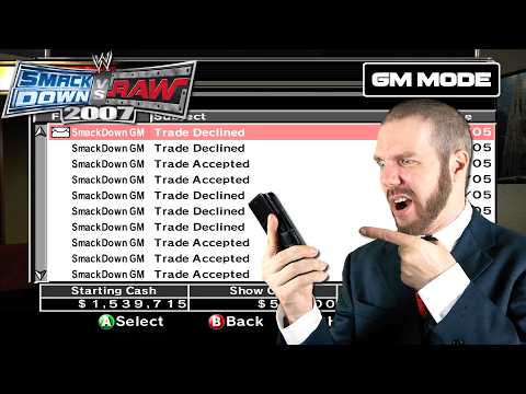GM Mode - WWE SmackDown Vs Raw 2007 #24: Trade-pocalypse