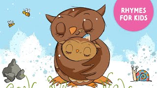 Little Owl WINTER version 🦉 Simple Rhymes for Speaking 🦉 Bedtime Story for little kids and toddlers by Fox & Sheep 183,539 views 1 year ago 7 minutes, 26 seconds