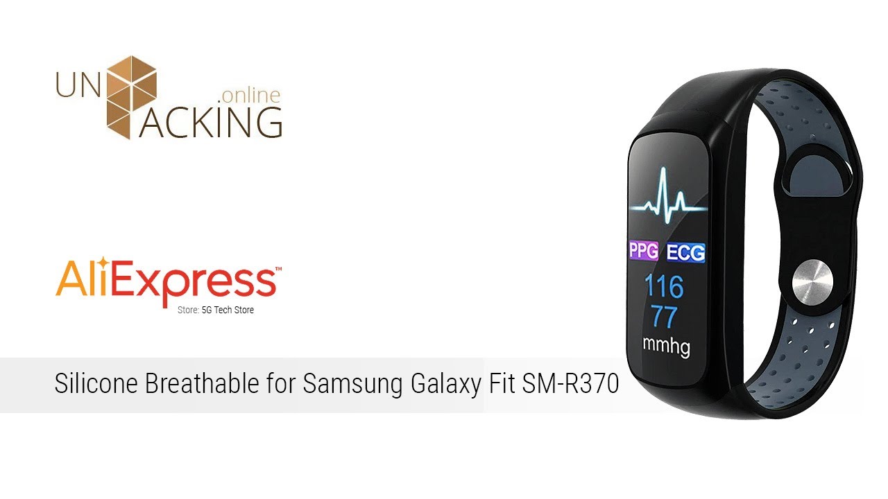 UnPacking Silicone Breathable for Samsung Galaxy Fit SM-R370