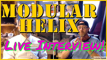 Modular Open Helix Construction - LIVE Interview! Model Railroad How to