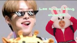 Lee know being chaotic (and a bit of Minsung)