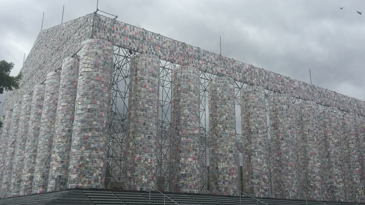 Marta Minujín - The Parthenon of Books