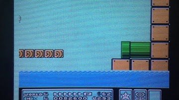 Super Mario Bros. 3 - World 4-2 Speed Run (M)