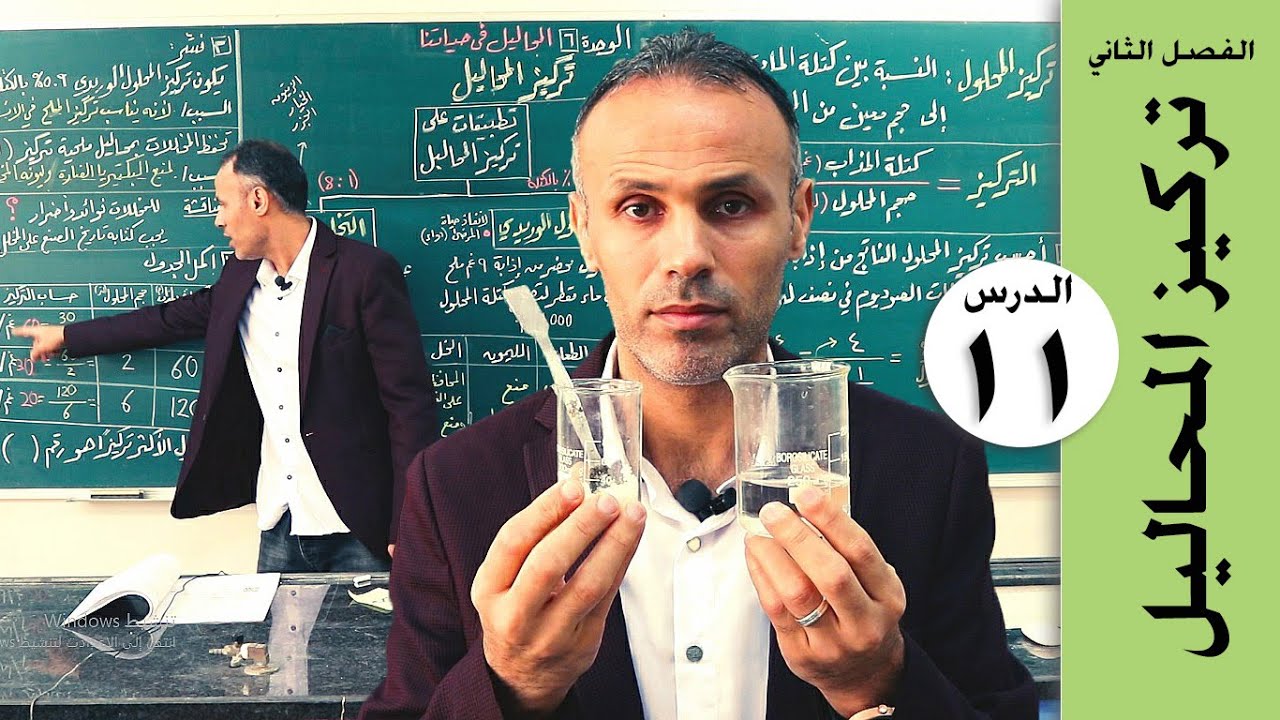 تركيز المحاليل I سلسلة تلخيصات العلوم - سابع