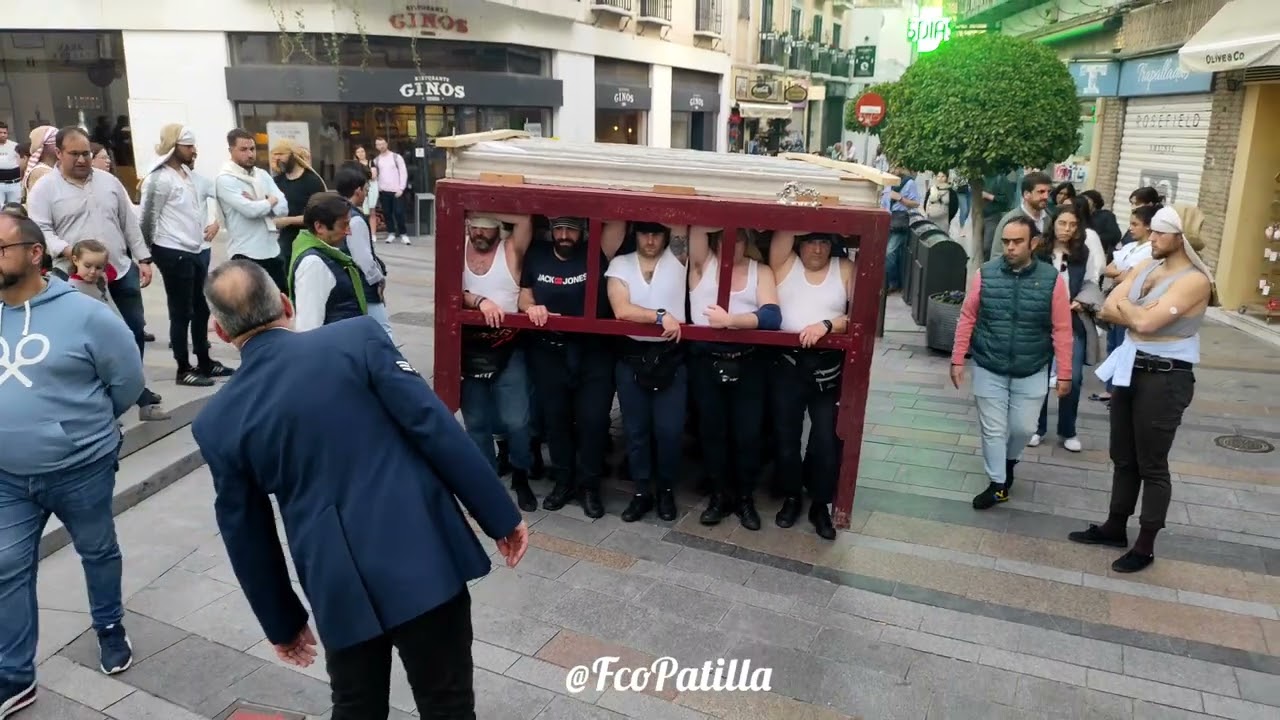 Ensayo de costaleros de Nuestra Señora del Desconsuelo en su Soledad de Córdoba 11/3/2023