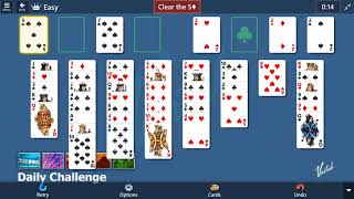 Microsoft Solitaire Collection - FreeCell | September 28th 2020: Clear the 5♠ from the Board