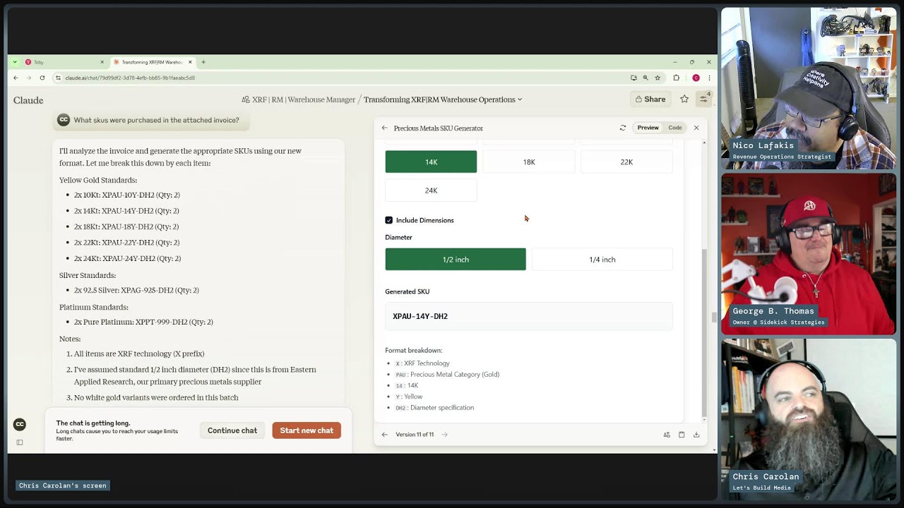 Let's Build AI Skills Daily featuring George B. Thomas and Nico Lafakis