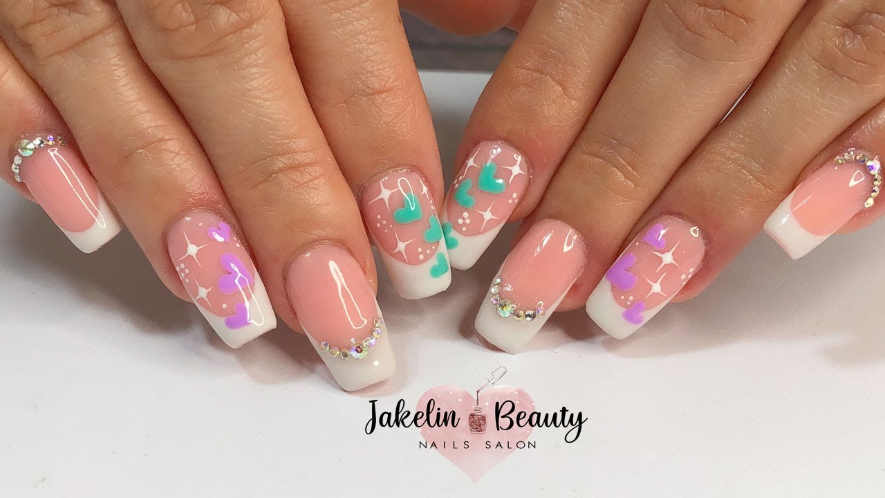 UÑAS ACRÍLICAS DESDE CERO/set completo de uñas acrílicas y esmaltado semipermanente 😍