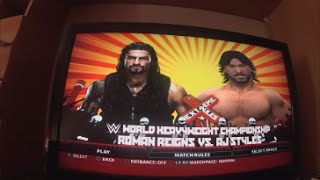 WWE 2K16 Extreme Rules 2016 Roman Reigns vs. Aj Styles | Epic Match Highlights!