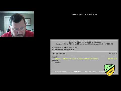Install VMware ESXi 7.0 in VMware Workstation Pro 15.5