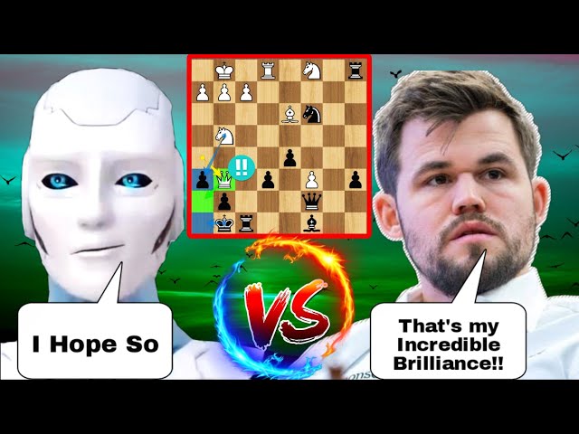 When Magnus Carlsen Plays 500 IQ Chess 