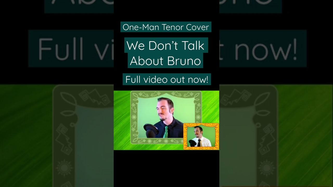 FULL VIDEO OUT NOW - We Don’t Talk About Bruno - Mortius Cover #shorts #sing #disney #encanto