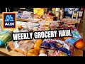 ALDI GROCERY HAUL & FAMILY MEAL PLAN 💙