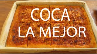 COCA DE VERDURA CON ATÚN O LO QUE LE QUIERAS PONER - QUE PARA ESO LA HACES TU 😉😊