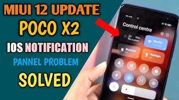 Poco X2 miui12 update new control center setup process in hindi | data usage not show problem solve