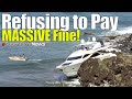 Fine increased boat owners refuse to pay for negligence  sy news
