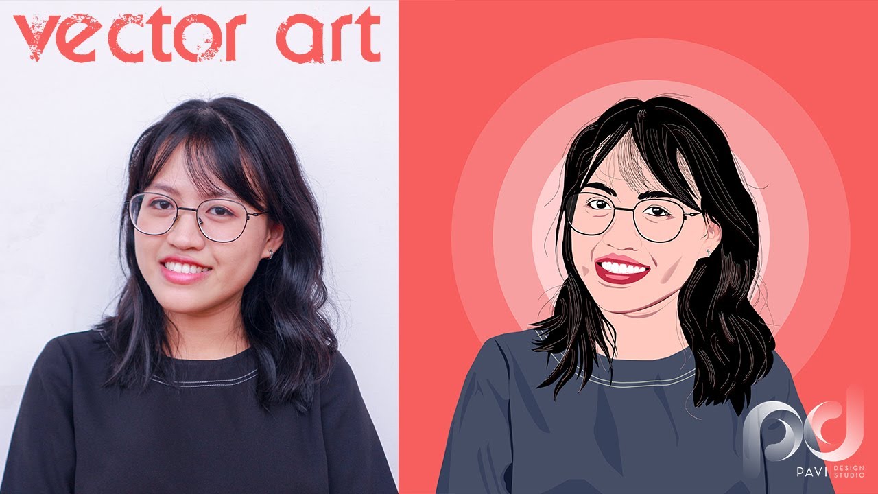 Vector Art | Vector Portrait | Cartoon Yourself in Photoshop | Women ...