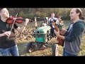 Tractor band music old deutz tractor  violin  guitar 