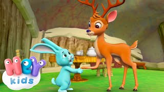 Un venado en su casa 🦌 | Canción con animales para Niños | HeyKids - Canciones infantiles